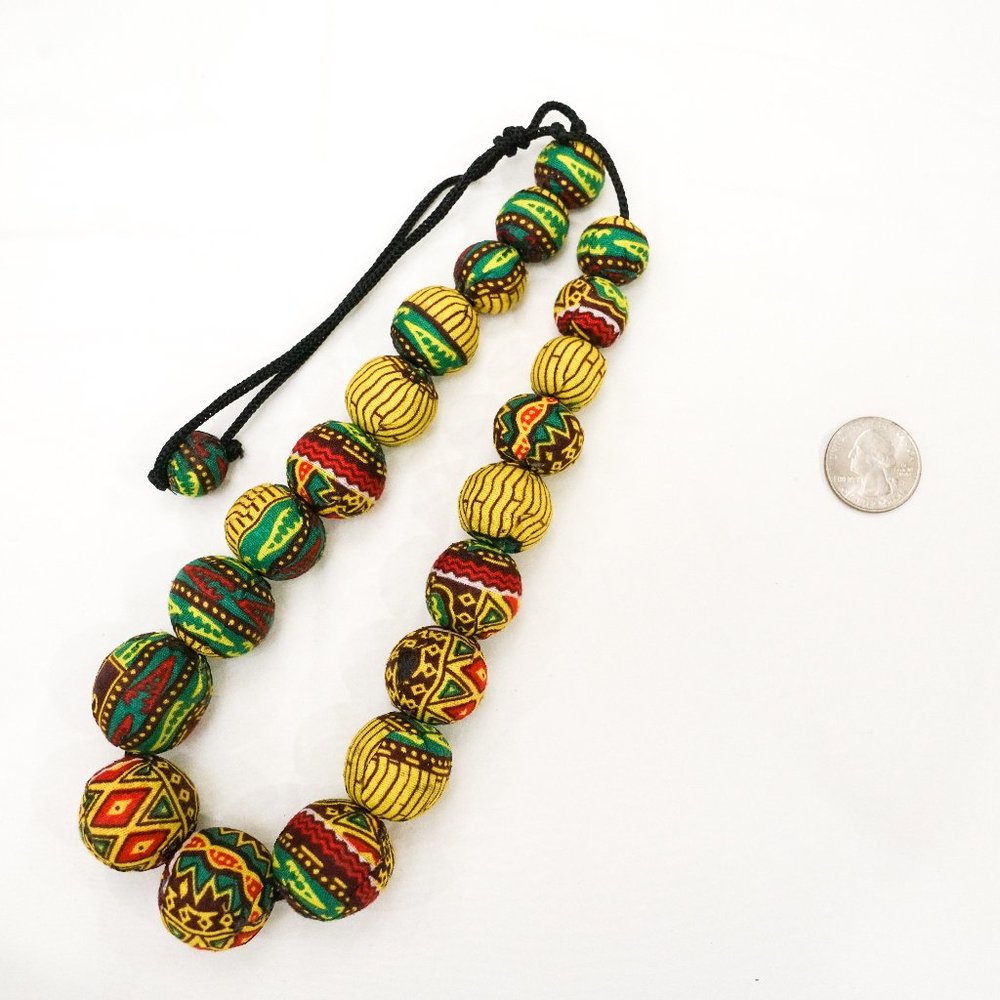 African tribal beaded necklace